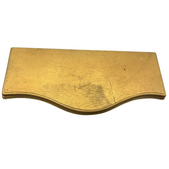 Vtg Homco Gold Ornate Wall Mirror & Shelf Hollywood Regency - Picture 6 of 7